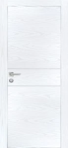 Межкомнатная дверь PX-15  AL кромка с 4-х ст. Дуб скай белый