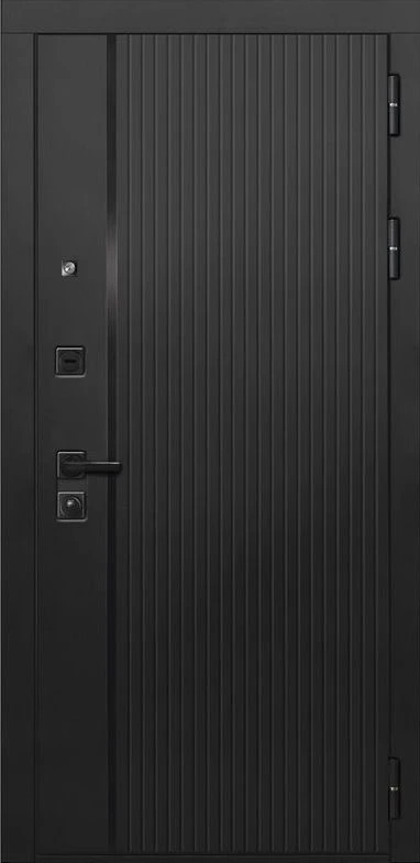 Входная дверь ДвериПРО L-45 ПВХ 10мм Астрод Velutto Bianco DPRO200373 внешняя сторона