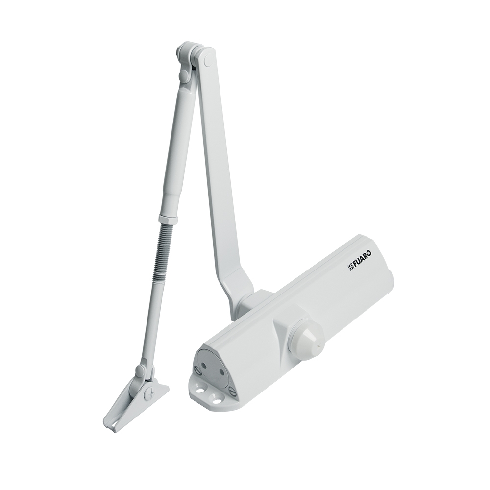 Фото Доводчик дверной DC20-5/TS-68 WH до 110 кг (белый)