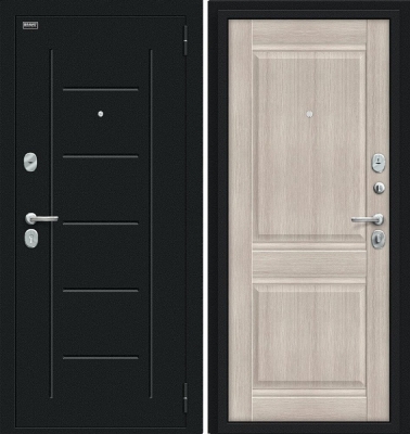 Дверь Браво Некст Kale Букле черное/Cappuccino Veralinga