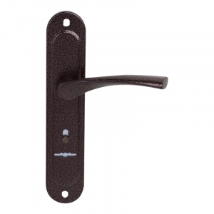 Ручка дверная на планке РФ2-77.01 (для замков 10.11,30.11), медь