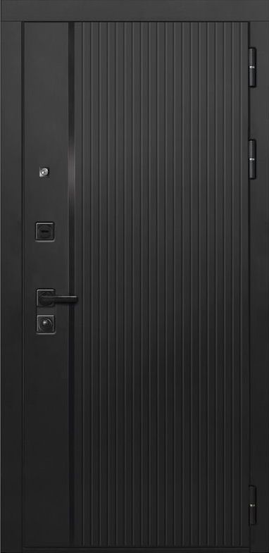 Входная дверь ДвериПРО L-45 Экошпон СБ-3 (16мм, капучино) DPRO198312 внешняя сторона